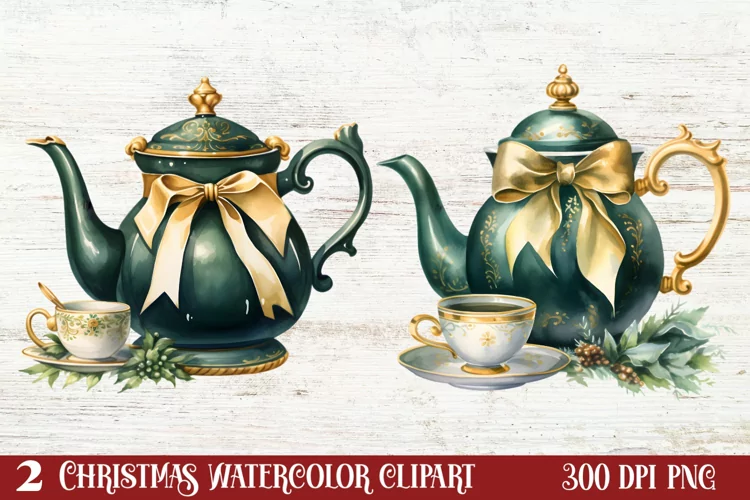 Cozy Christmas Home Clipart Sublimation