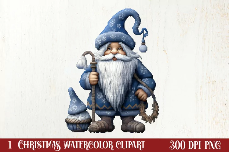 Cozy Christmas Knitting Clipart, Christmas PNG