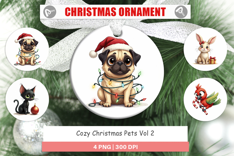 Christmas Ornament Sublimation Designs