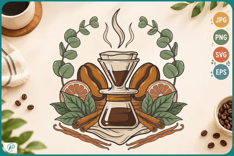 Cozy Coffee Collection Clipart