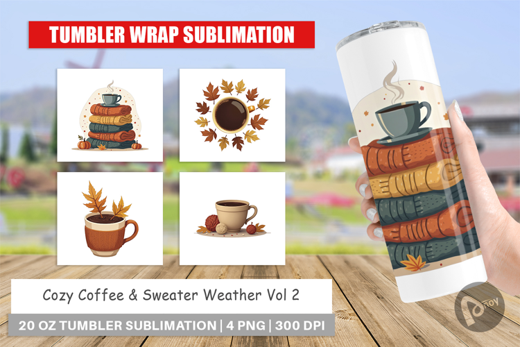 Tumbler Cozy Coffee Weather