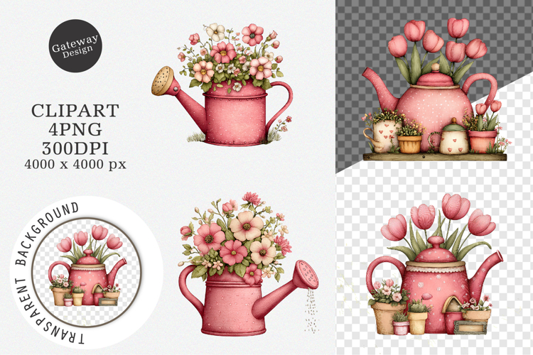 Cozy Cottage Garden Clipart, Cottage Garden PNG