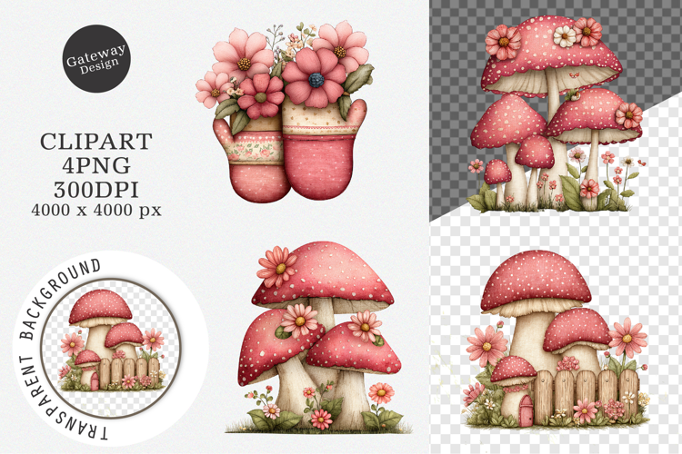 Cozy Cottage Garden Clipart, Cottage Garden PNG