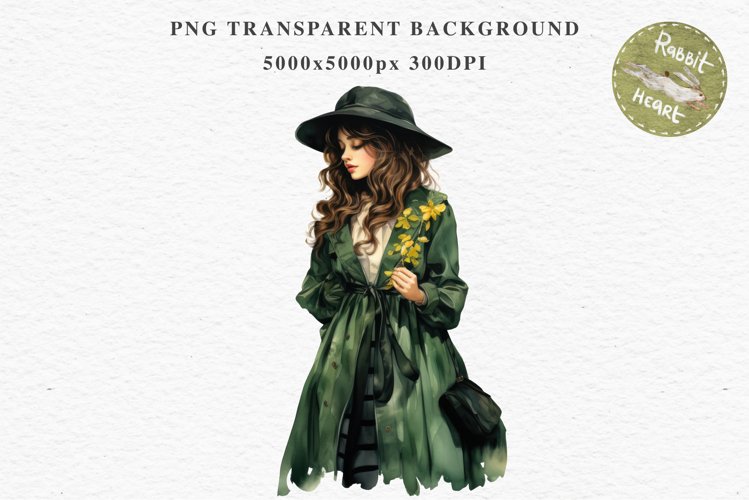 Cozy Cottagecore Lady Vintage Romantic Women Green Dressed