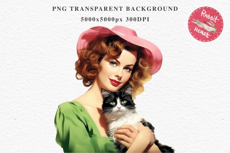 Vintage Cat Illustration Image 16