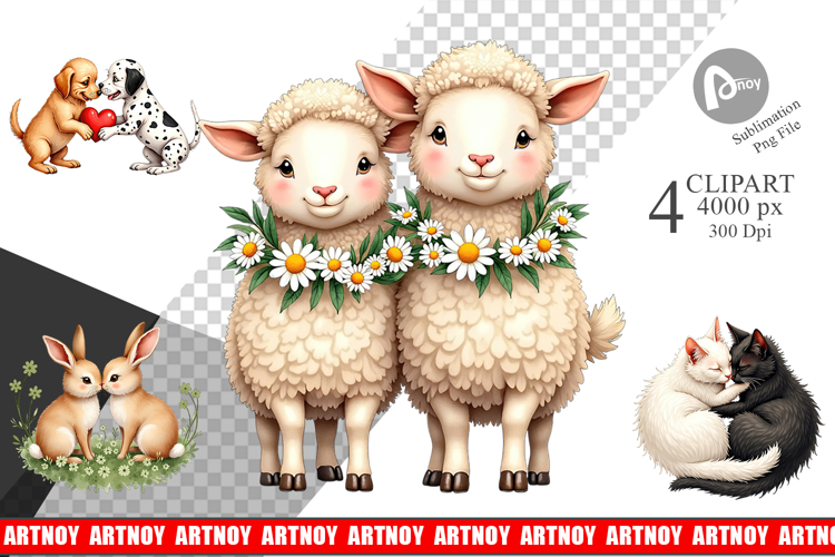 Cozy Critters   Cuddles Clipart