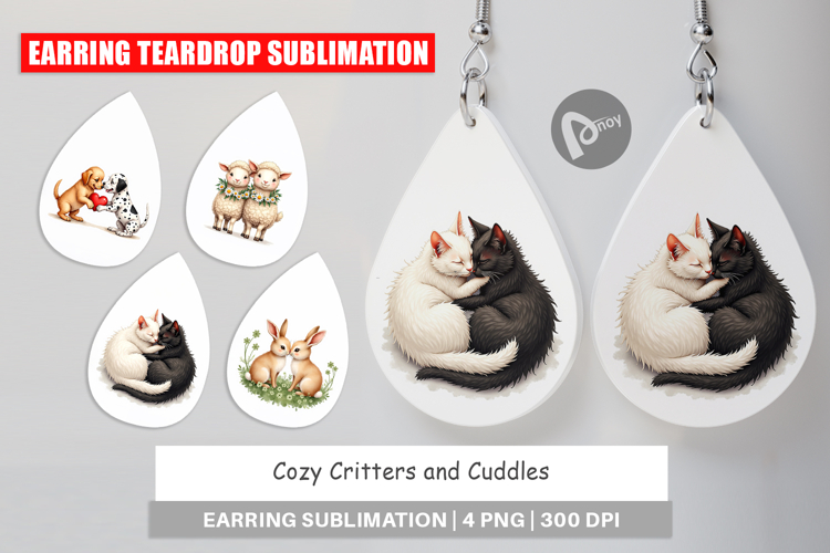 Cozy Critters   Cuddles Earring