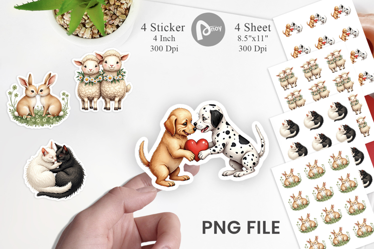 Cozy Critters   Cuddles Sticker