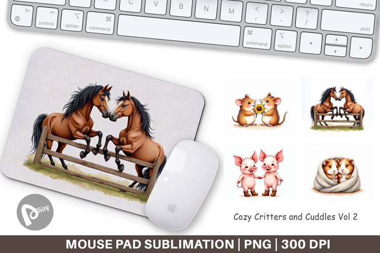 Cozy Critters   Cuddles Mouse Pad