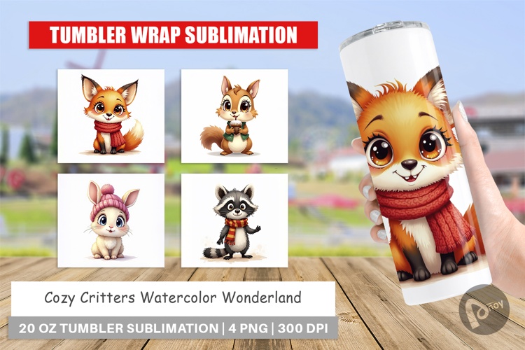 Cozy Critters Wonderland Tumbler