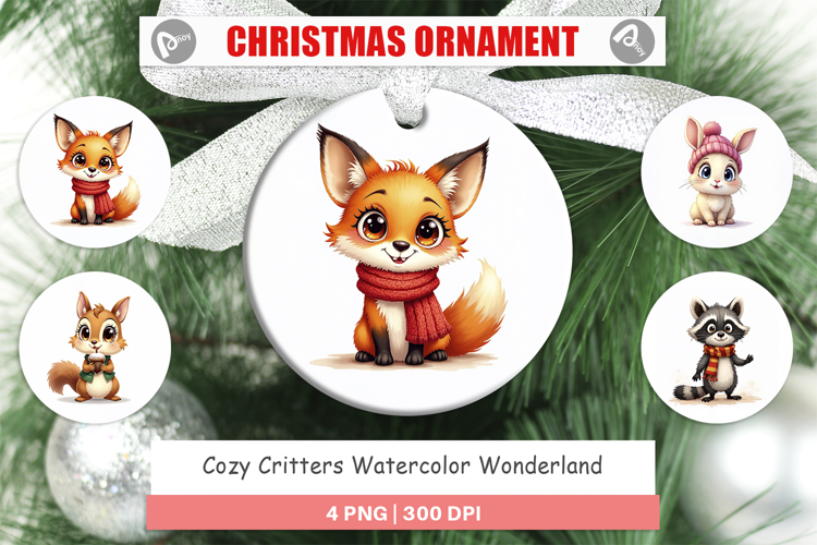 Cozy Critters Wonderland Ornament
