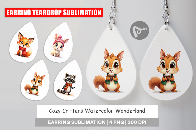 Cozy Critters Wonderland Earring