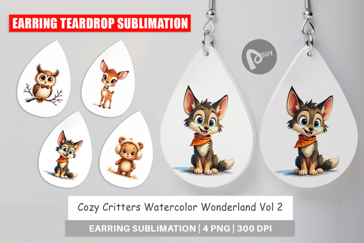 Cozy Critters Wonderland Earring