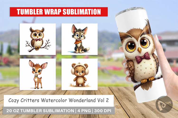 Cozy Critters Wonderland Tumbler