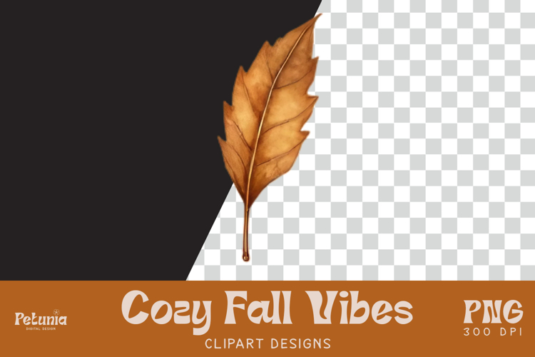 Fall Leaf Clipart | Watercolor Autumn PNG