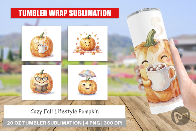Cozy Fall Pumpkin Tumbler