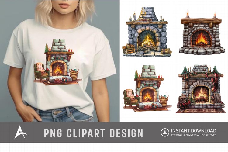 Christmas Scene Clipart Image 2