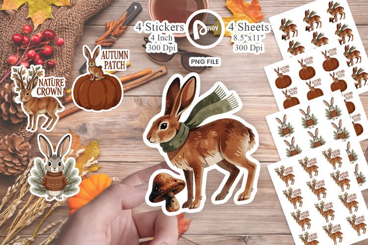 Harvest Jackalope Sticker example image 1