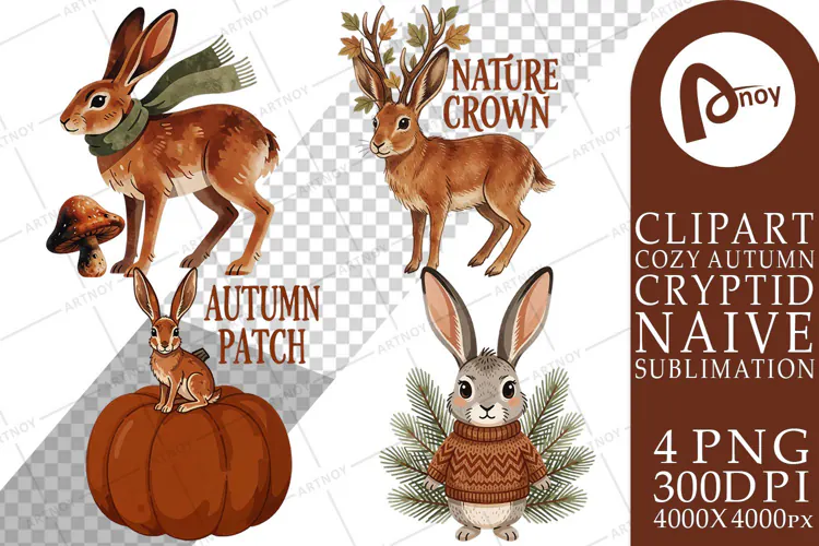 Harvest Jackalope Sublimation