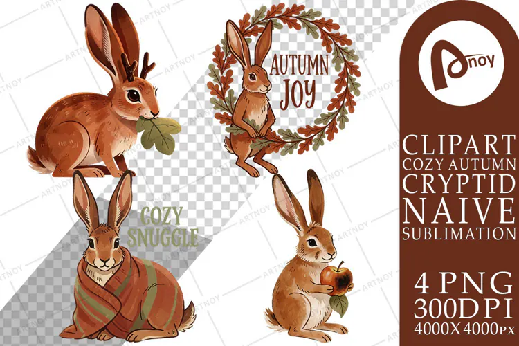 Harvest Jackalope Sublimation