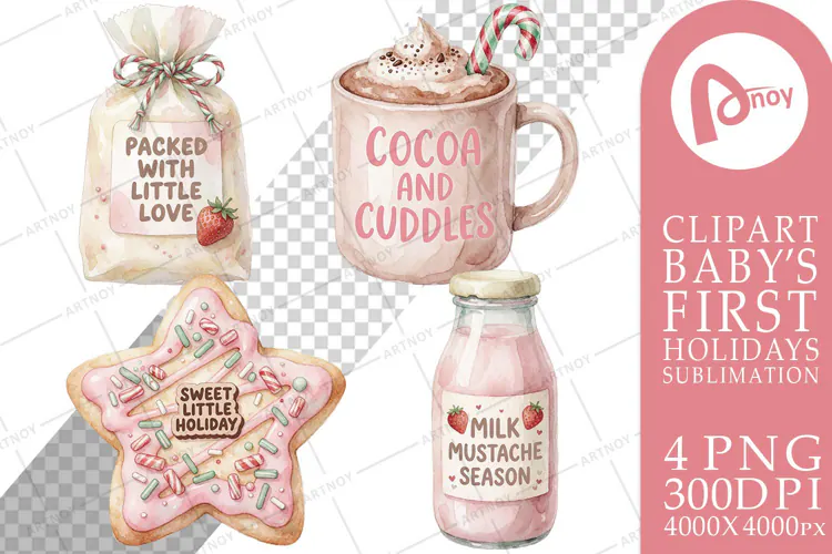 Cozy Holiday Treats Tiny Hands Sublimation