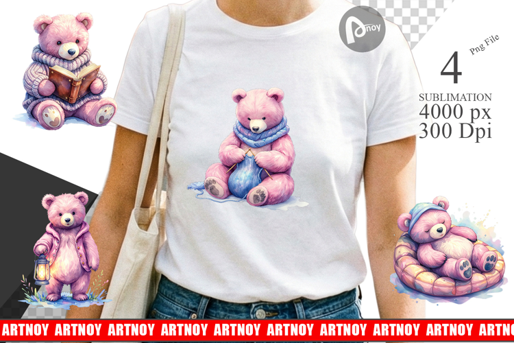 Knits & Reads Mama Bear Sublimation
