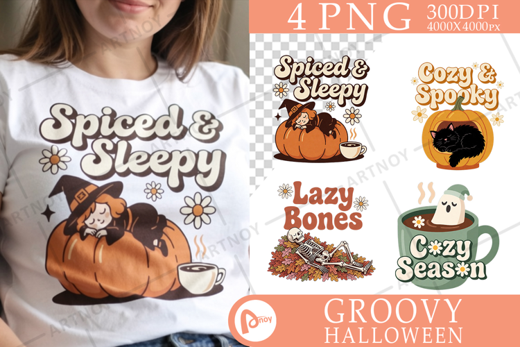 Cozy Lazy Ghoul Halloween Sublimation