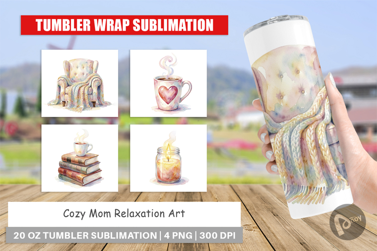 Cozy Mom Relaxation Tumbler