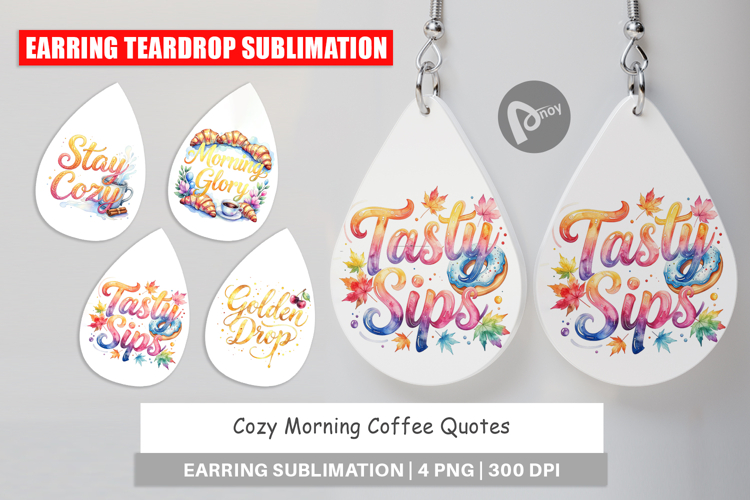 Earring Sublimation Designs Image 3