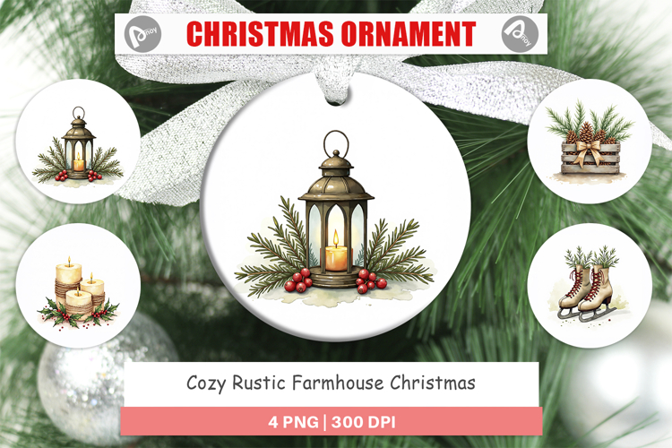 Christmas Ornament Sublimation Designs Image 7
