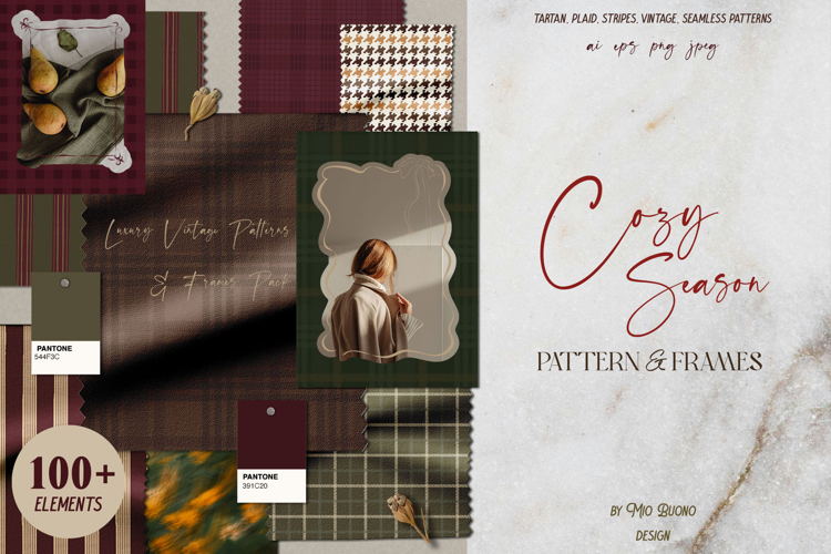 Cozy Season - Patterns & Frames