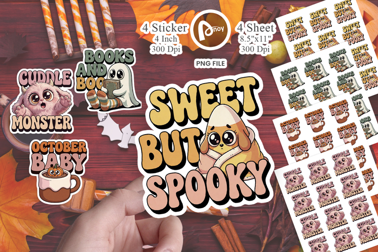 Spooky Introvert Halloween Sticker