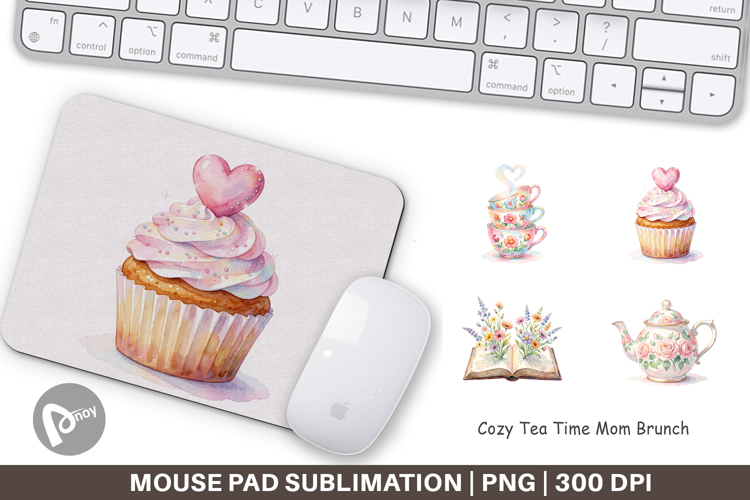 Cozy Tea Time Mom Brunch Mouse Pad