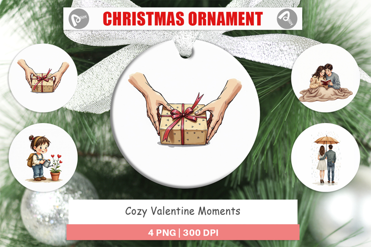 Cozy Valentine Moments Ornament