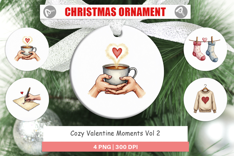 Cozy Valentine Moments Ornament
