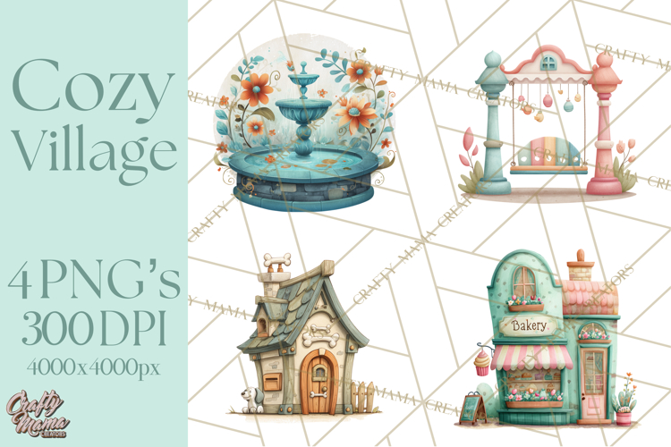Cute Neighborhood Town Creator PNG Clipart
