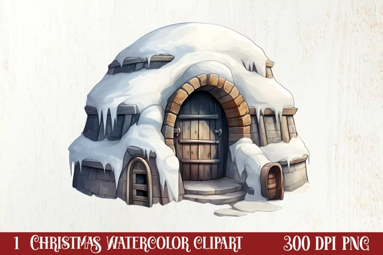 Cozy Winter Animals Clipart, Christmas Clipart