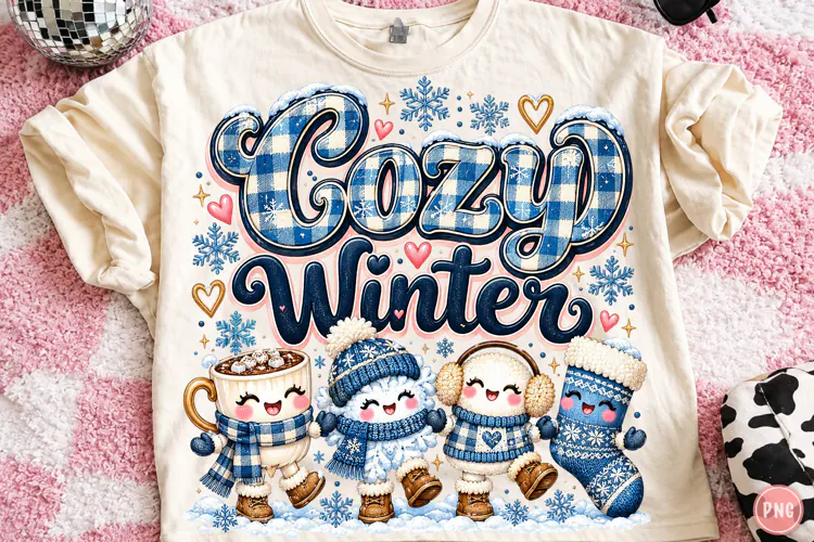 Cozy Winter Kawaii Parade Sublimation