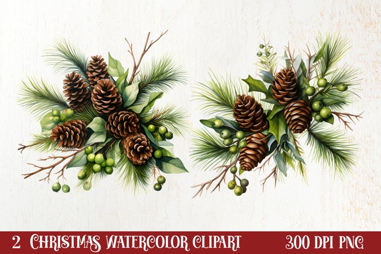 Winter Watercolor Clipart Image 6