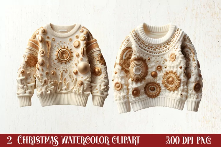 Cozy Winter Sublimation Clipart, Christmas Clipart