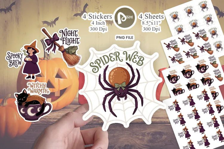 Cozy Witch Brew Parlor Sticker