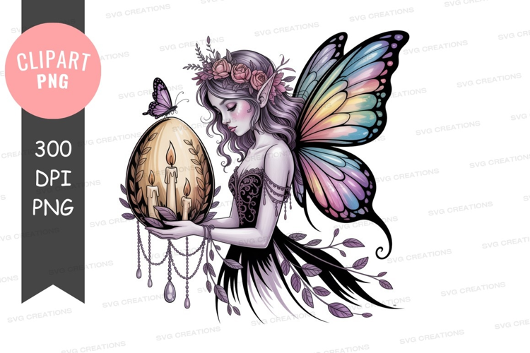 Enchanted fairy with candles