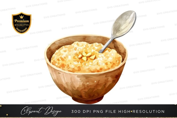 Bowl of oatmeal example image 1