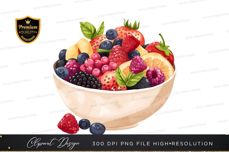Vibrant fruit salad