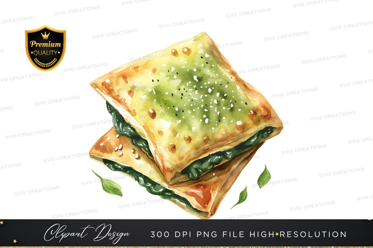 Spinach and artichoke pastry