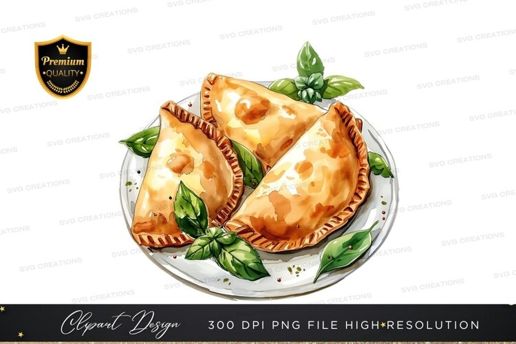 Delicious empanadas on a plate example image 1