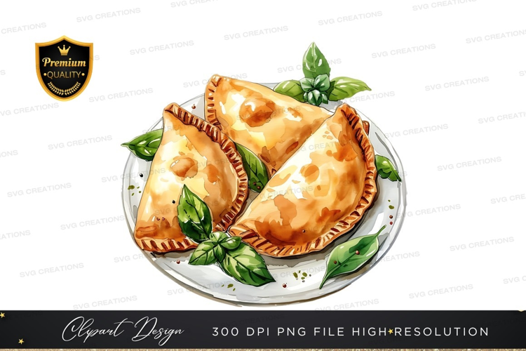 Delicious empanadas on a plate