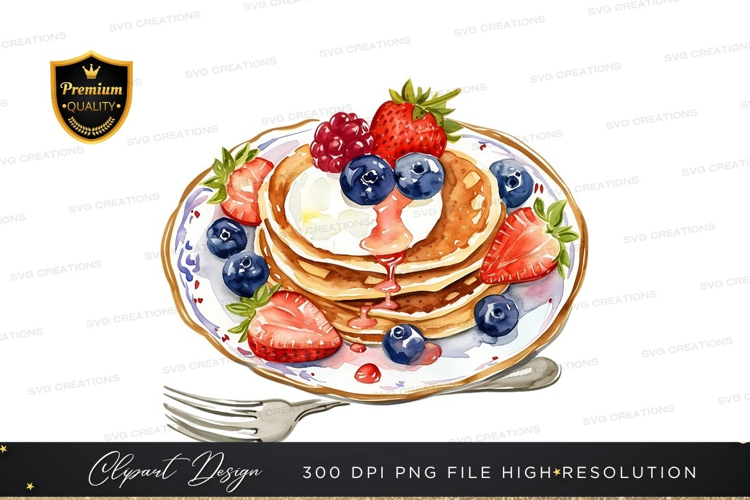 Delicious pancake breakfast