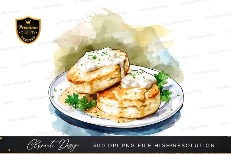Delicious biscuits and gravy