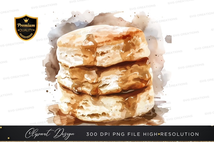 Stack of pancakes with syrup